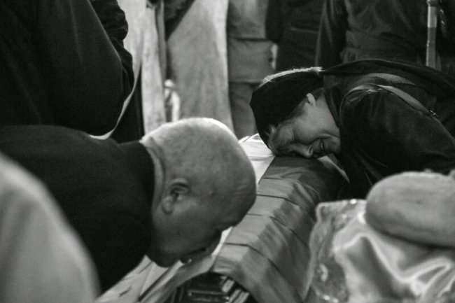 Лучани провели в останню дорогу загиблого Героя Дмитра Пержила