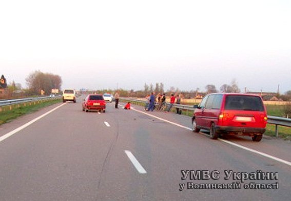 На Волині у ДТП загинув 5-річний хлопчик