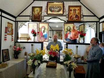 У волинському місті прихильники УПЦ (МП) моляться у домовому храмі. ФОТО