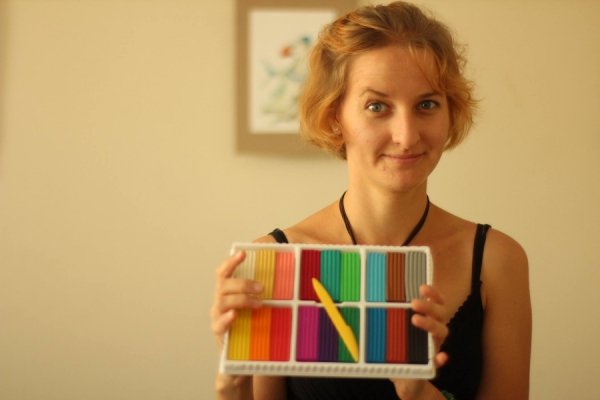 У Луцьку діти ліпили анімаційних персонажів з пластиліну. ФОТО