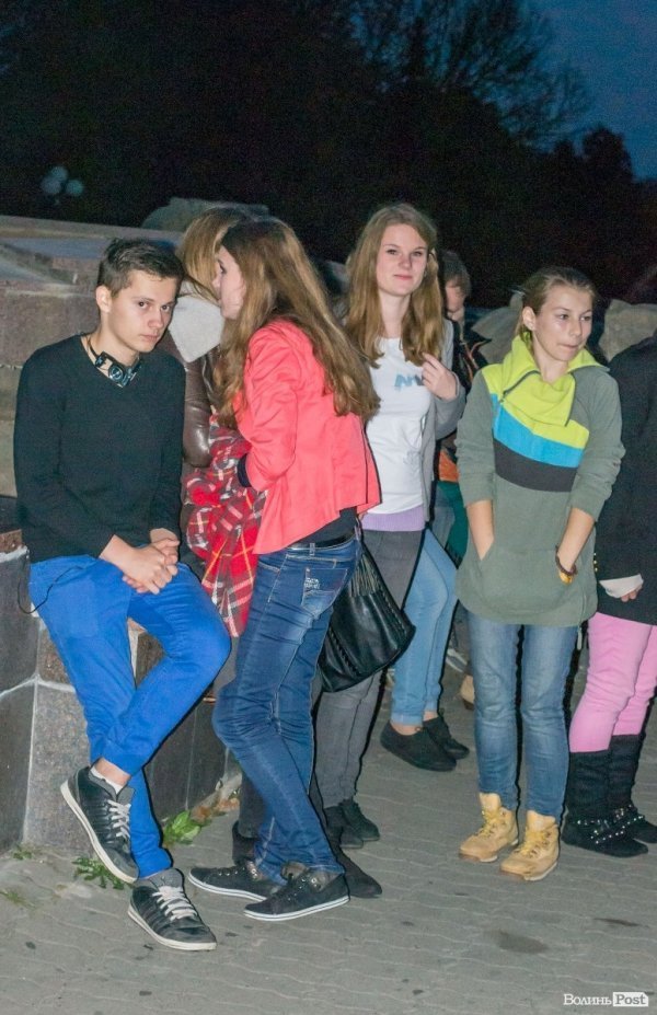 Вуличний концерт у центрі Луцька. ФОТО