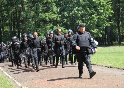 Фото тренувань волинського  «Беркуту»
