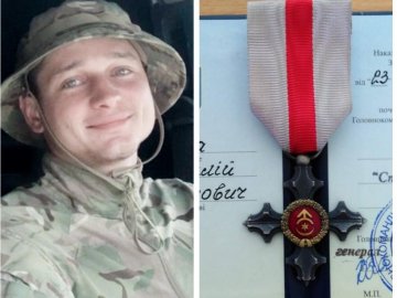 Нагрудний знак «Сталевий Хрест» від Залужного посмертно отримав Герой з Волині Віталій Кавка