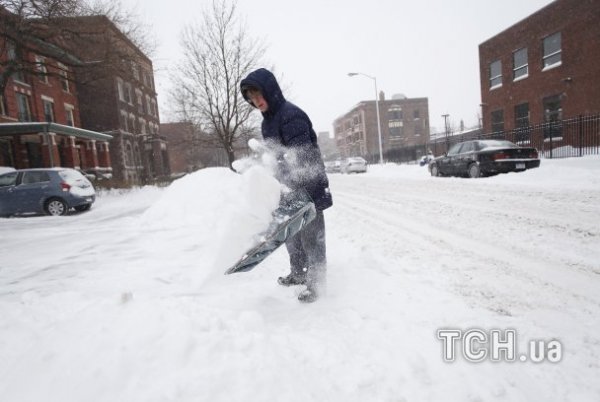 У США вирують снігопади. ФОТО