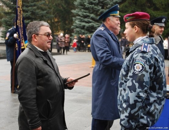 У Луцьку відбулася посвята в майбутні міліціонери. ФОТО