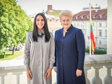 Президент Литви Даля Грібаускайте зустрілася з українською співачкою Джамалою