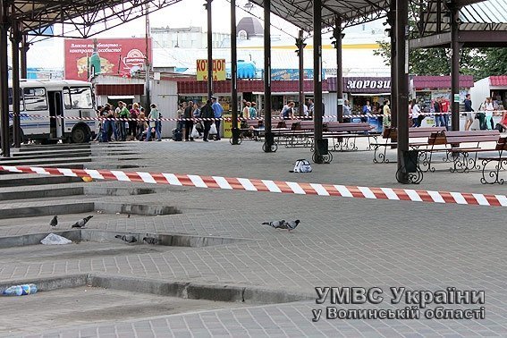 Що знайшли в сумці, якою «замінували» луцьку автостанцію