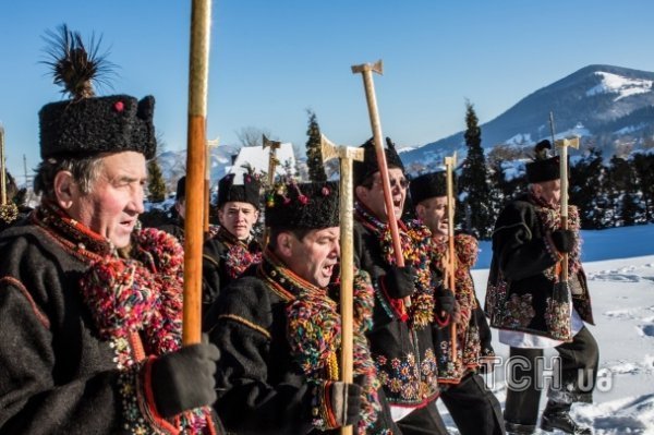 Різдво у карпатському селі. ФОТО