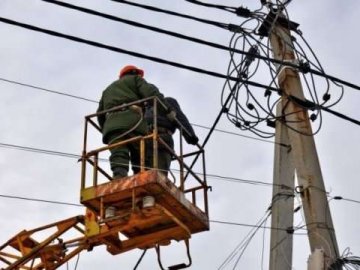 На Волині через негоду без світла залишилися 22 села