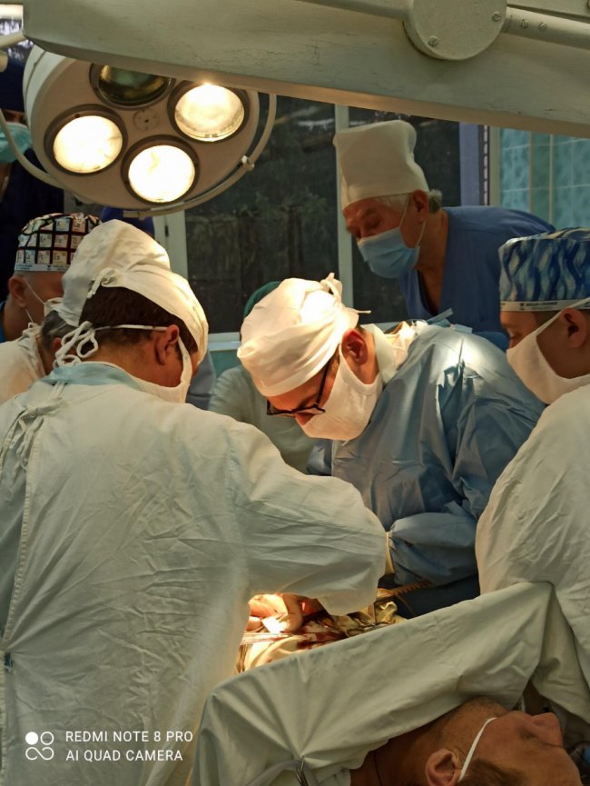 У луцькій лікарні хірурги разом з  білоруськими колегами вперше виконали складну операцію на підшлунковій залозі 