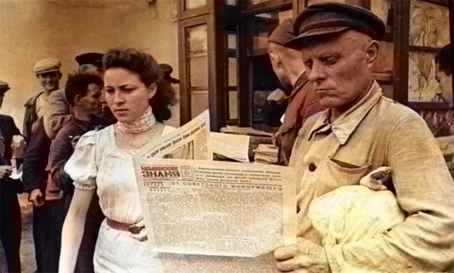 Червень 1941 року в кольорі: фото з початку війни