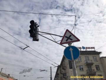 У центрі Луцька не працюють три світлофори. ФОТО