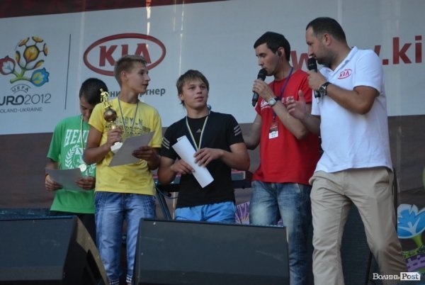 Фінал «Євро-2012» у Луцьку: гурт С.К.А.Й., нагороди, розваги. ФОТО