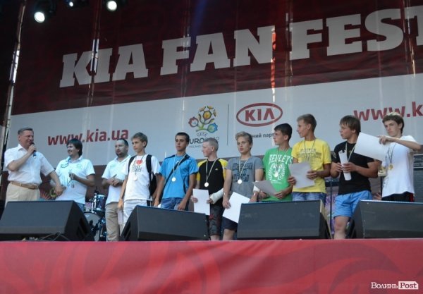 Фінал «Євро-2012» у Луцьку: гурт С.К.А.Й., нагороди, розваги. ФОТО