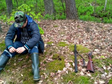 На Волині затримали чоловіків, які хотіли вполювати лося