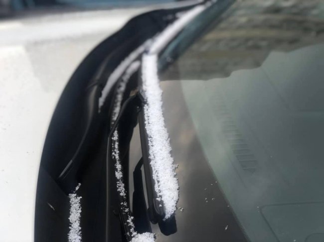 У Києві випав сніг. ФОТО