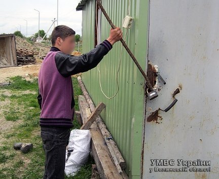 На Волині практикант обікрав школу. ФОТО