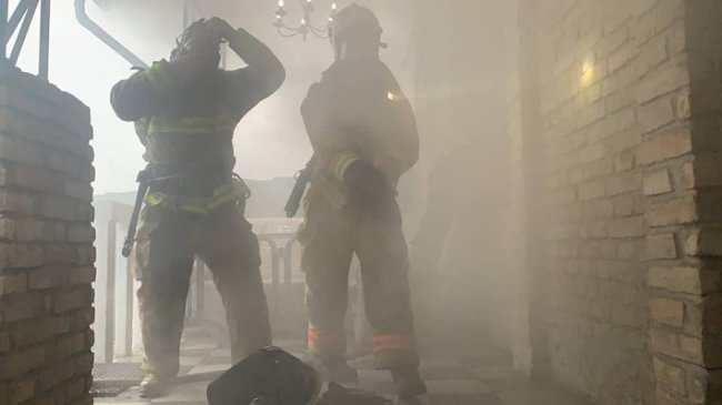 У центрі Рівного горів гриль-бар. ФОТО. ВІДЕО