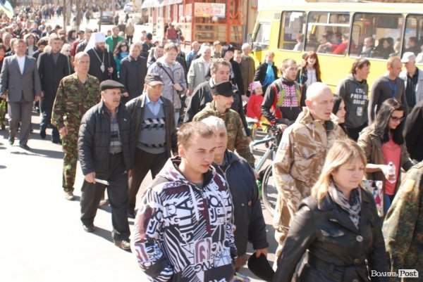 Скорботна неділя у Луцьку. ФОТО