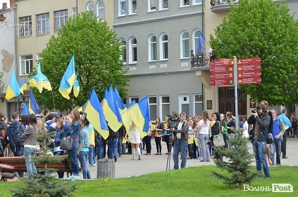 Марш Єдності в Луцьку. ФОТО