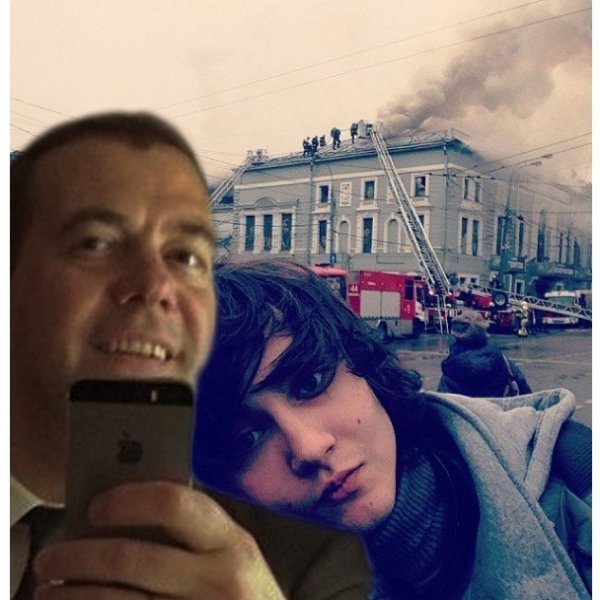 Інтернет сміється з селфі Медведєва. ФОТО