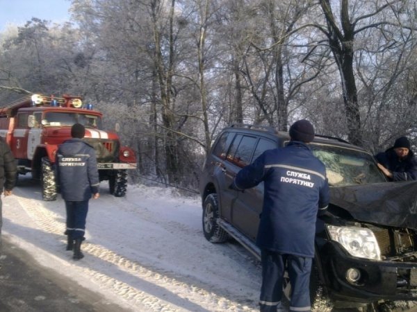 На Волині авто злетіло з дороги