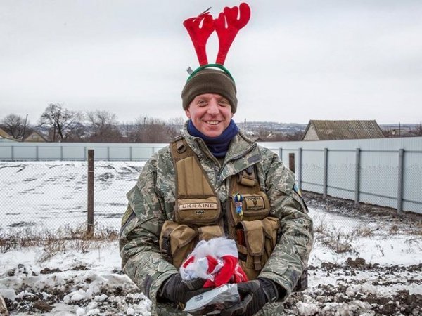 Як зустрічали Новий рік у зоні АТО. ФОТО