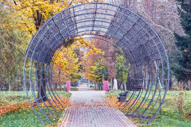 Неймовірна осінь у луцькому парку. ФОТО