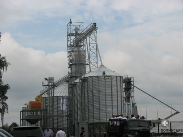 На Волині відкрили зерновий елеватор. ФОТО