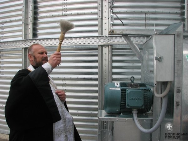 На Волині відкрили зерновий елеватор. ФОТО