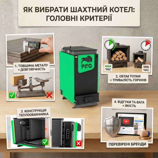 Шахтні котли Холмова: як отримати 12 годин тепла на одній закладці дров