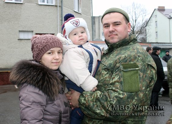 Волинські правоохоронці повернулися із зони  АТО. ФОТО