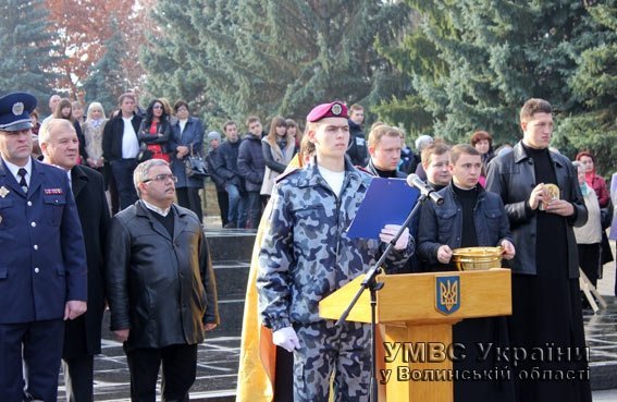 У Луцьку присягли на вірність Україні майбутні правоохоронці. ФОТО. ВІДЕО
