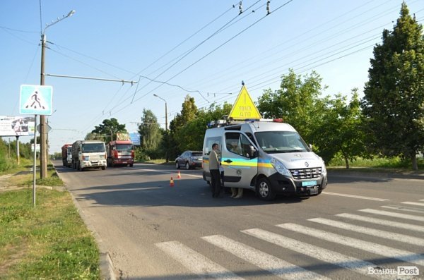 У Луцьку - ДТП. Є постраждалий. ФОТО