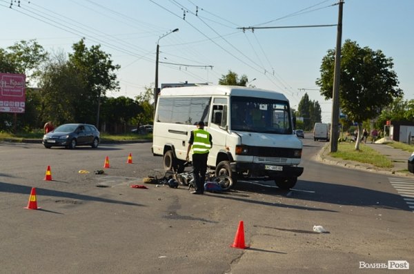 У Луцьку - ДТП. Є постраждалий. ФОТО