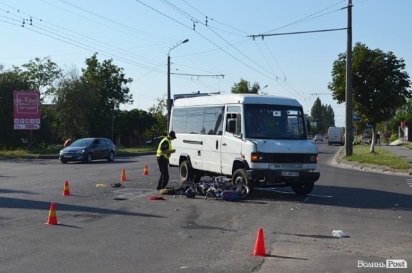 У Луцьку - ДТП. Є постраждалий. ФОТО