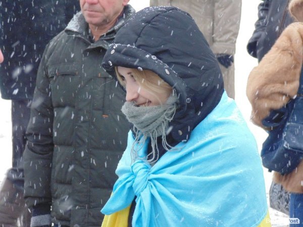 Віче на луцькому Євромайдані. ФОТО