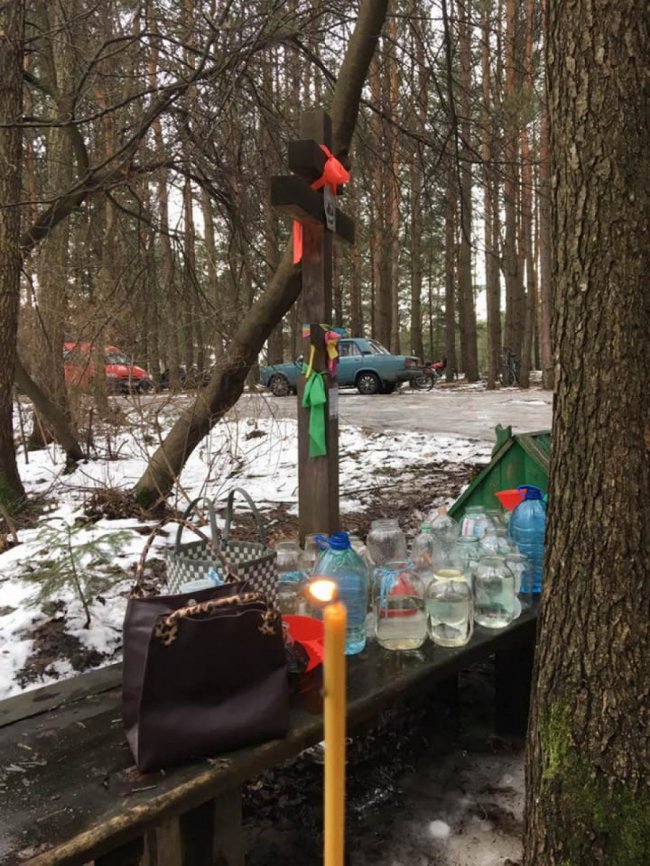 У селищі на Волині освятили воду. ФОТО