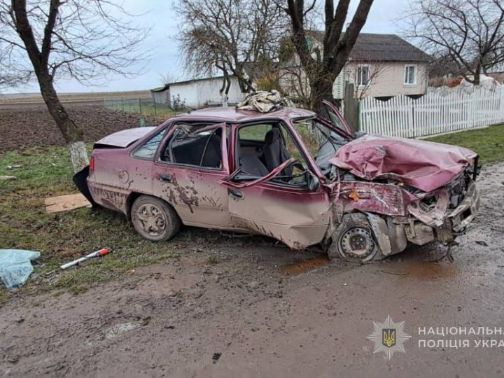 На Волині 18-річний водій врізався  в дерево: також травмувався 16-річний пасажир