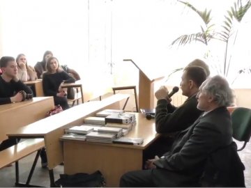 Відомий волинський письменник презентував студентам свій новий роман. ВІДЕО