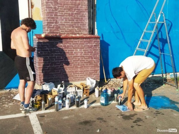 У Луцьку стартував фестиваль урбаністичного мистецтва «ПоліхромА». ФОТО