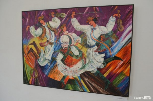 Коли полотна танцюють: у Луцьку відкрили виставку картин «в чотири руки». ФОТО