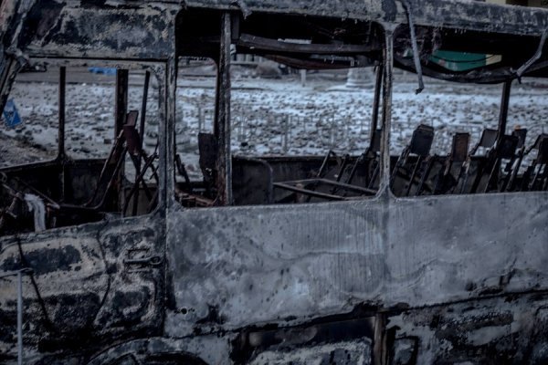 Ранковий Київ після побоїща. ФОТО