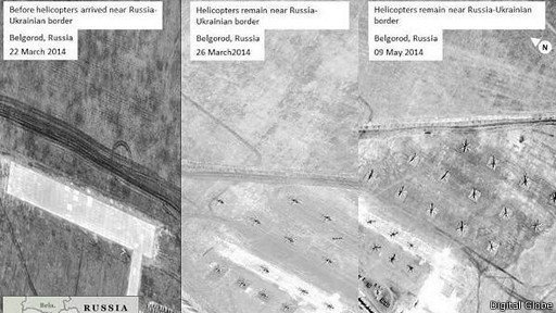 США показали нові знімки російських військ біля України