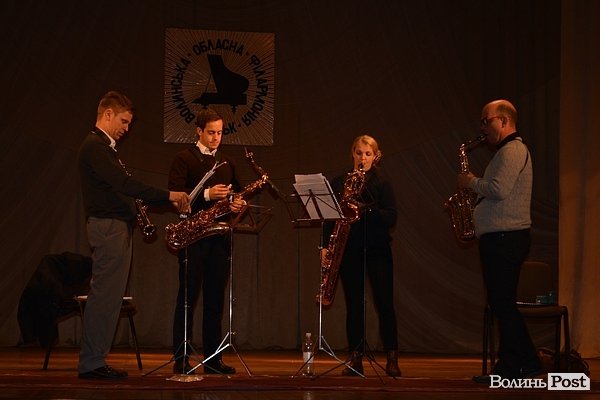 Cкандинавські саксофоністи «чекались» у Луцьку. ФОТО