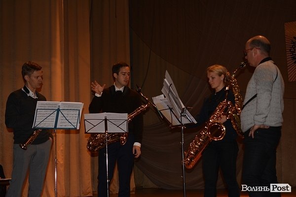 Cкандинавські саксофоністи «чекались» у Луцьку. ФОТО