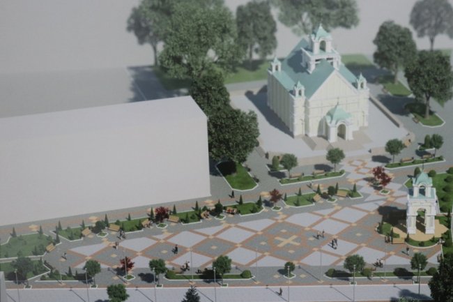 Озеленення, фонтан, капличка: у місті на Волині хочуть реконструювати площу Героїв. ФОТО