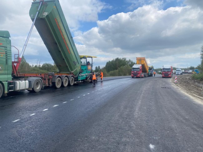 На Волині триває капітальний ремонт дороги до пункту пропуску «Ягодин»