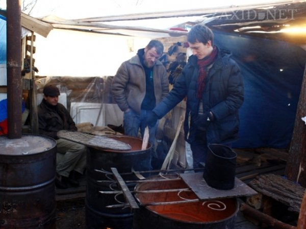 Блокування ВВшників у Львові. ФОТО