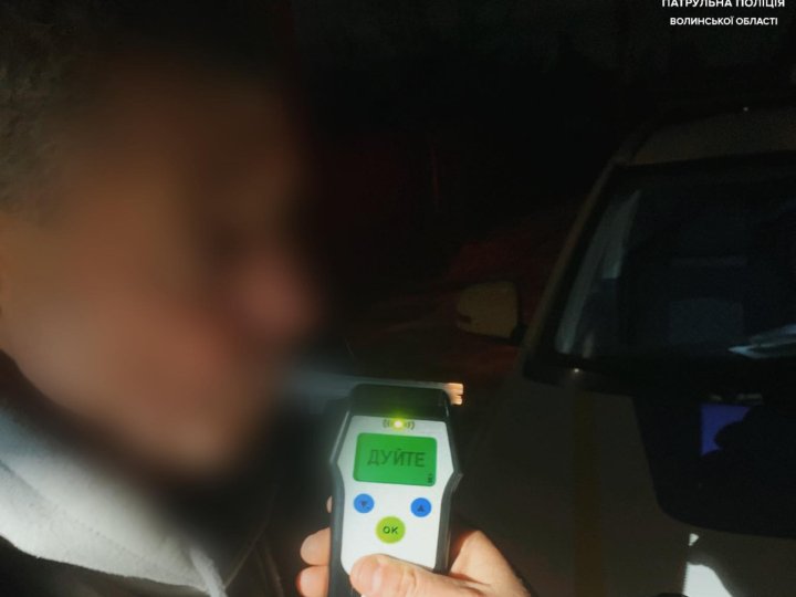 У Ковелі спіймали водія, в якого вміст алкоголю в крові в 10 разів перевищував норму 